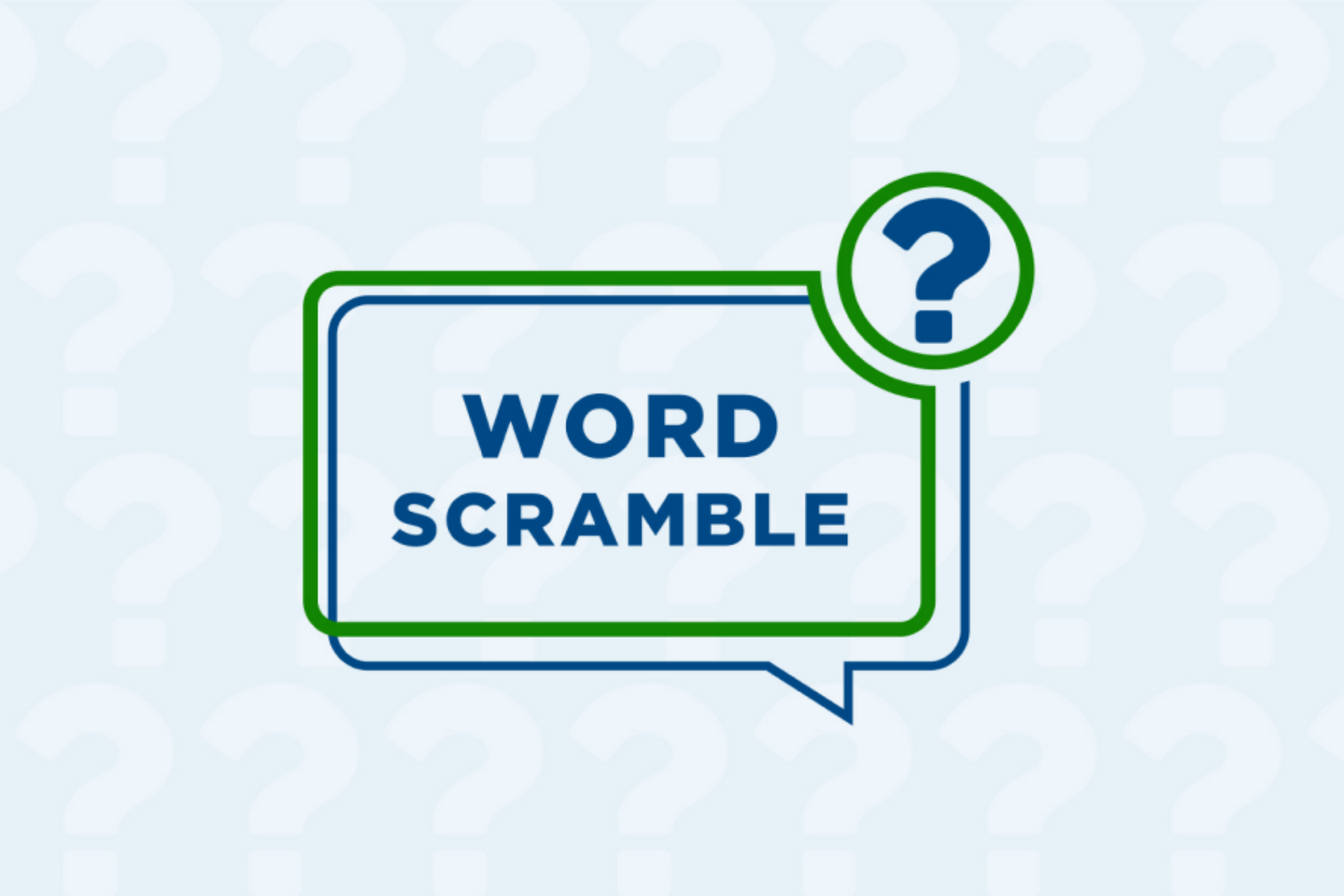 Word scramble